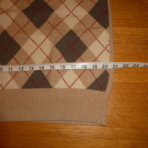 Vintage Men's Argyle Sweater Vest EUC - Picture 6 of 9